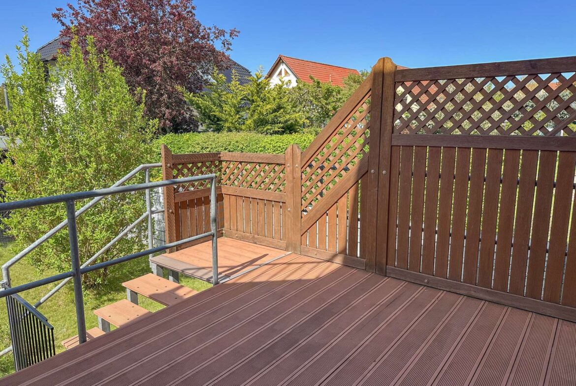 Terrasse im Erdgeschoss