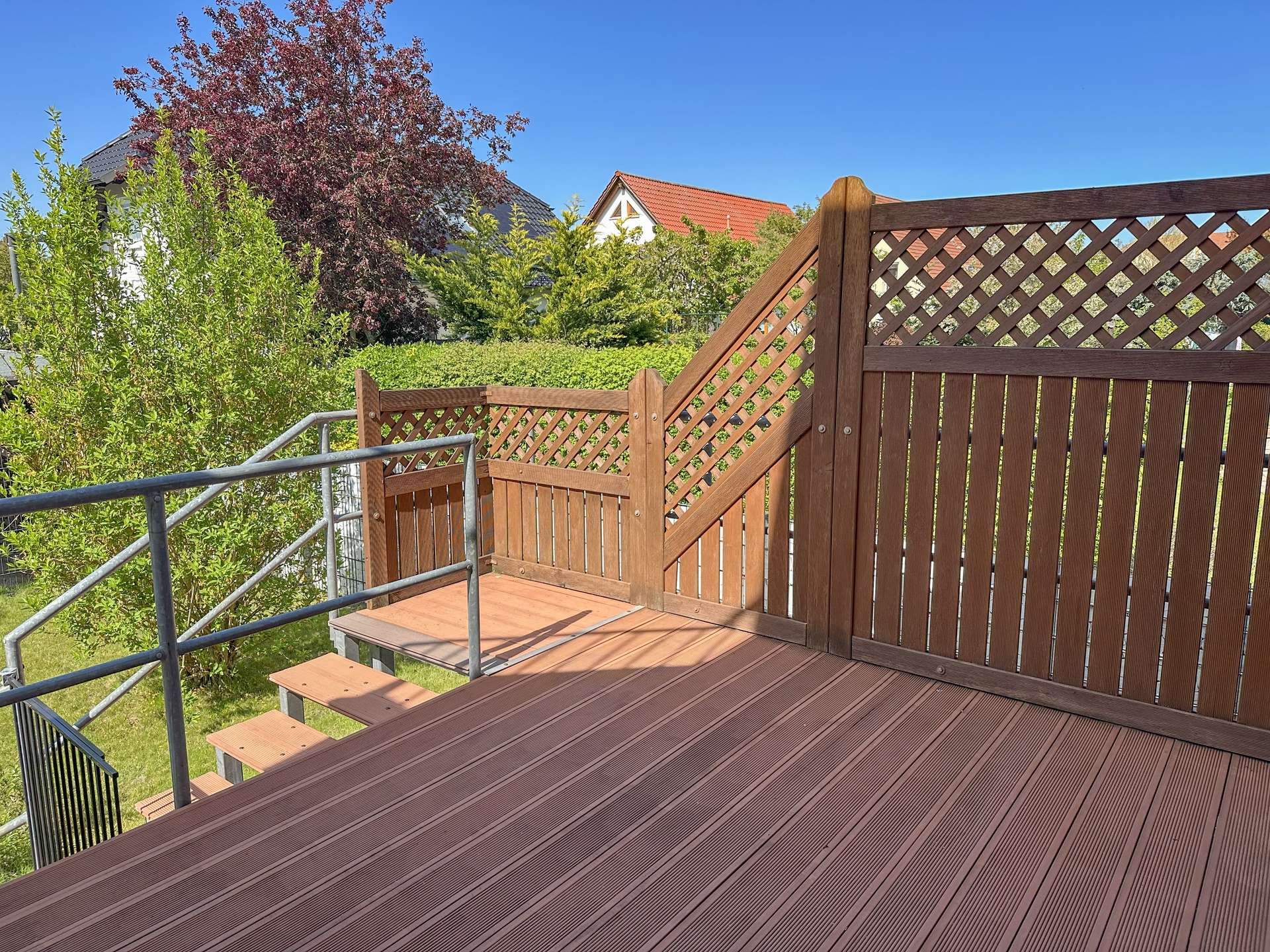 Terrasse im Erdgeschoss