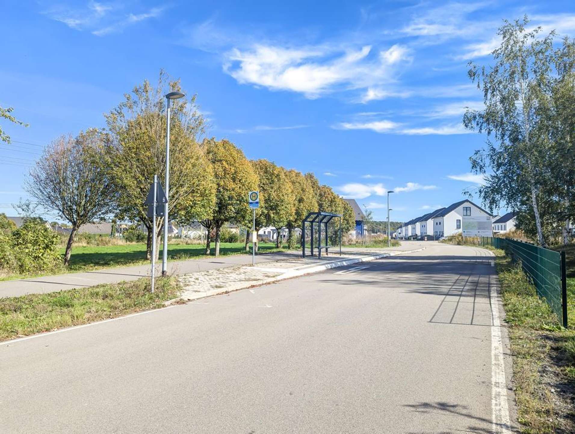 Bushaltestelle in der Nähe