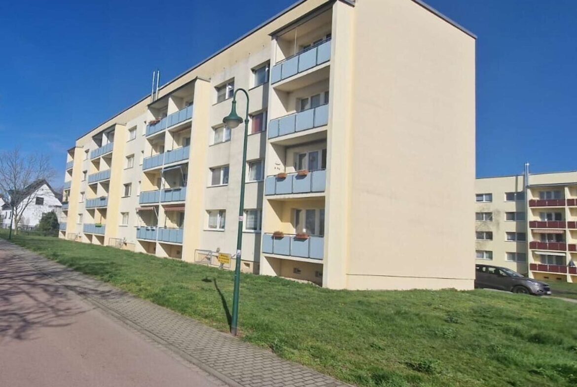 Hausansicht mit Balkone