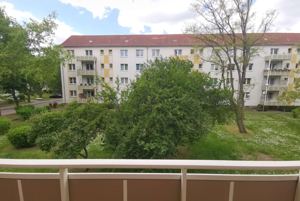 Blick vom Balkon