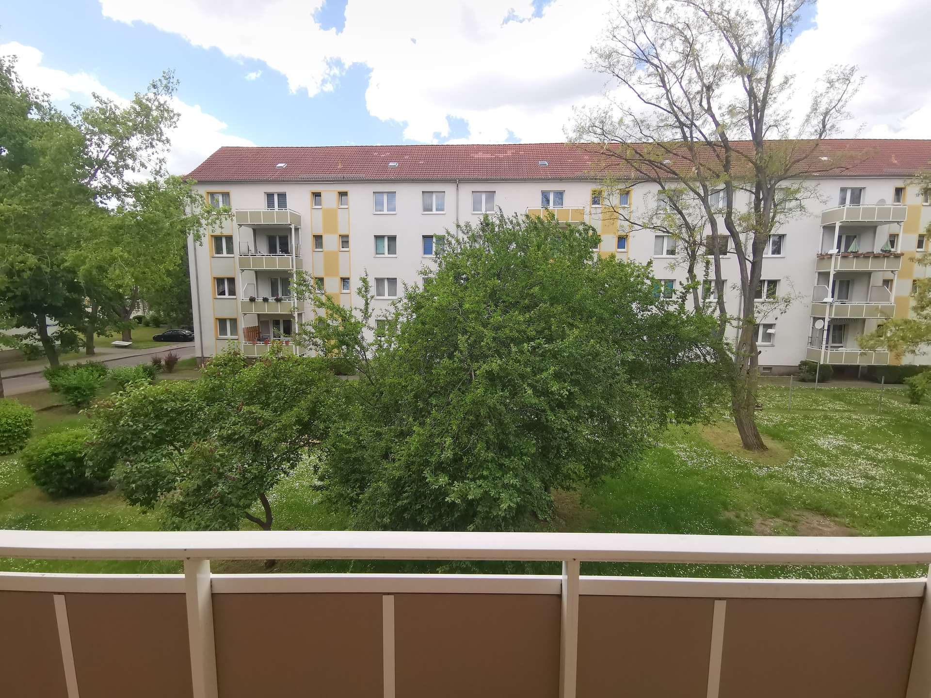 Blick vom Balkon