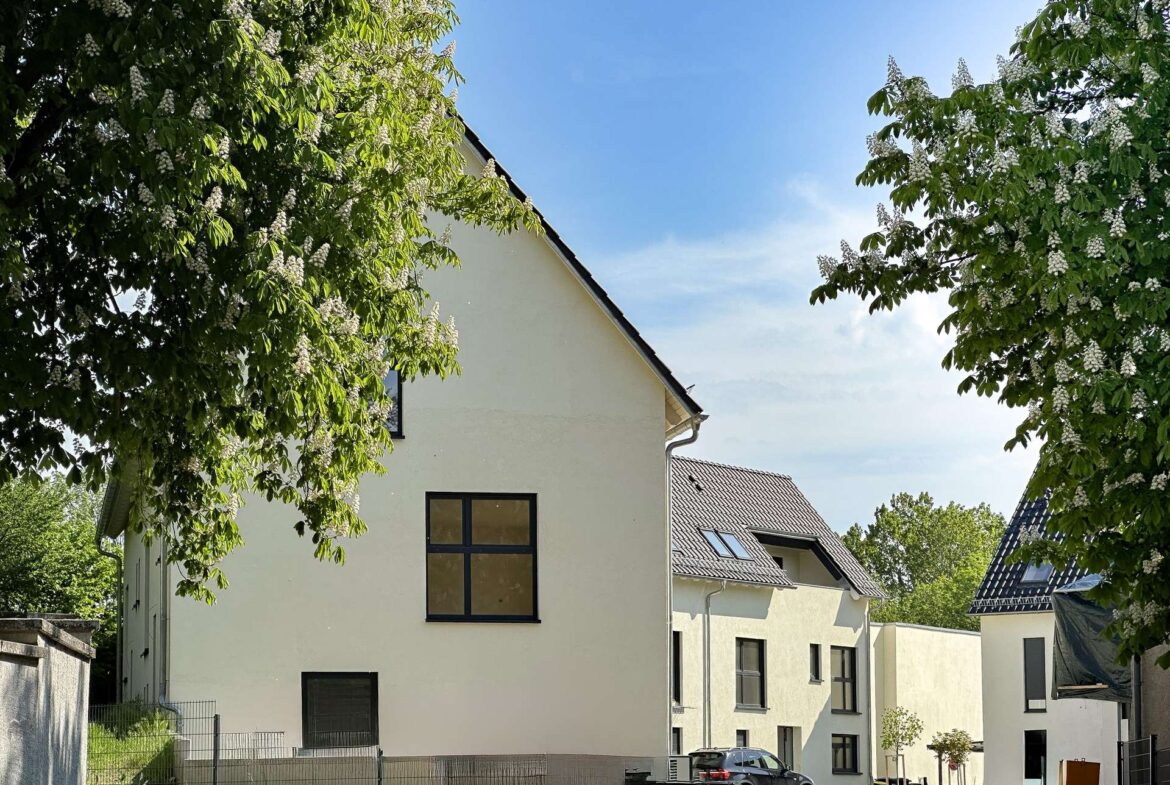 Blick in die private Wohnanlage