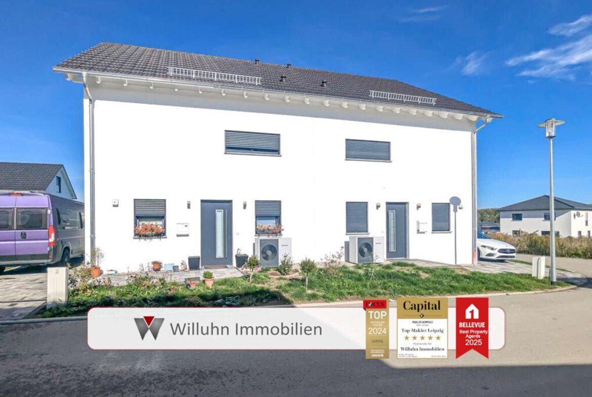 Außenansicht Doppelhaus