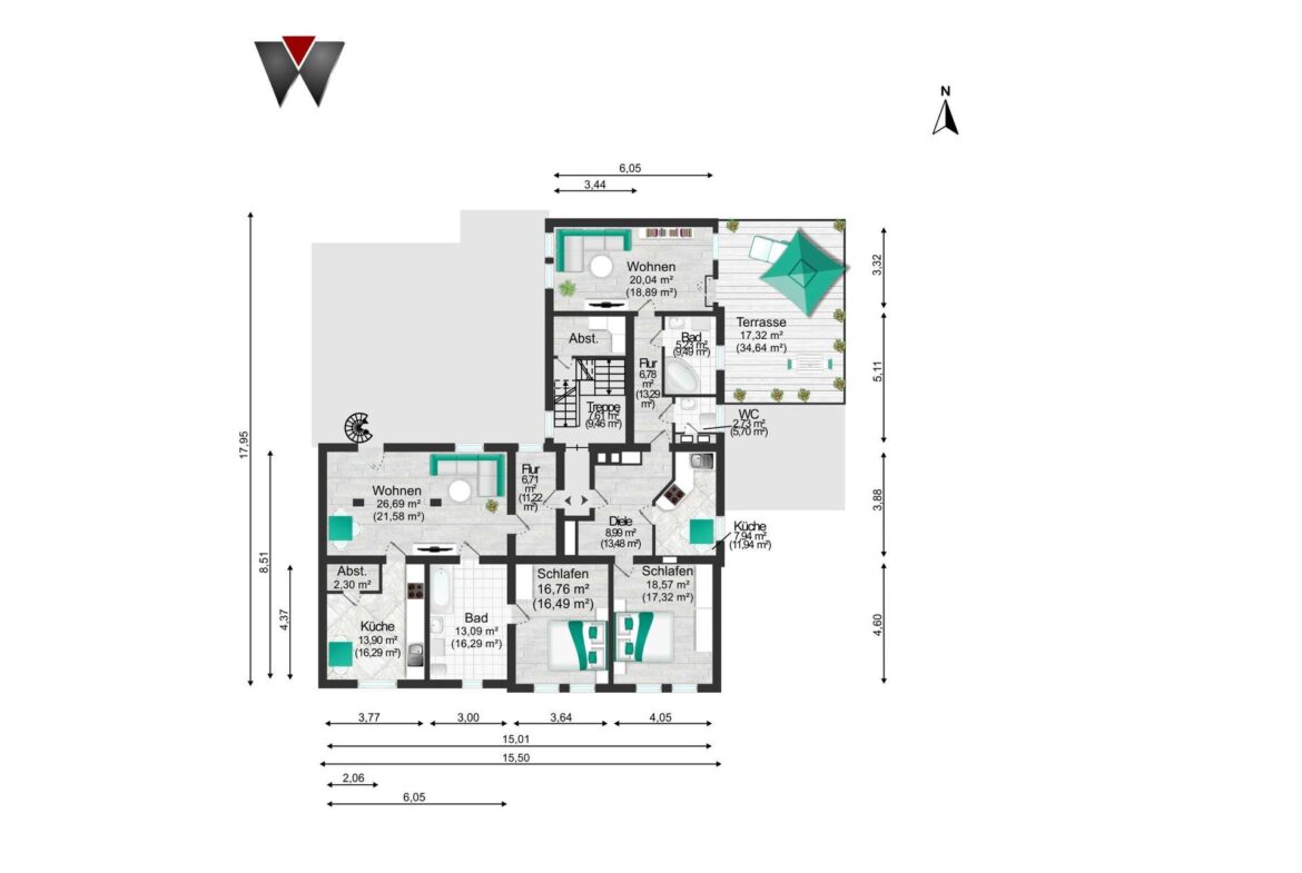 Grundriss 2. OG