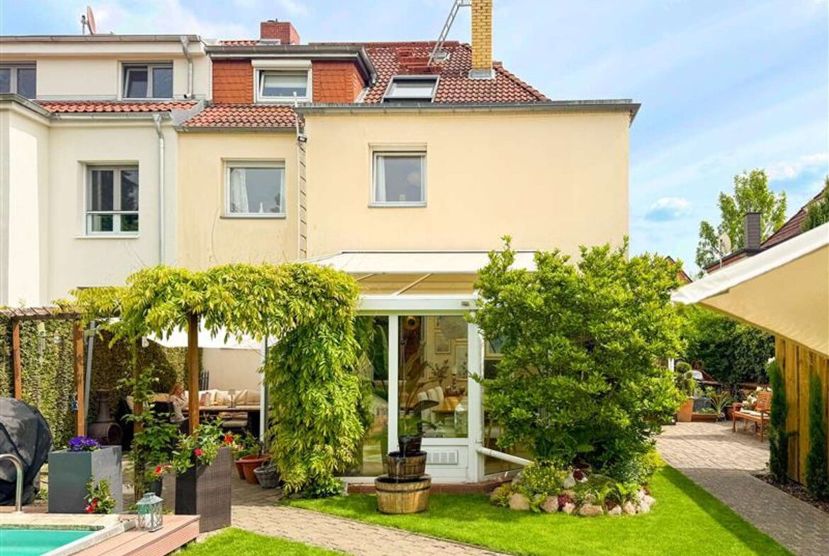 Blick auf das Haus