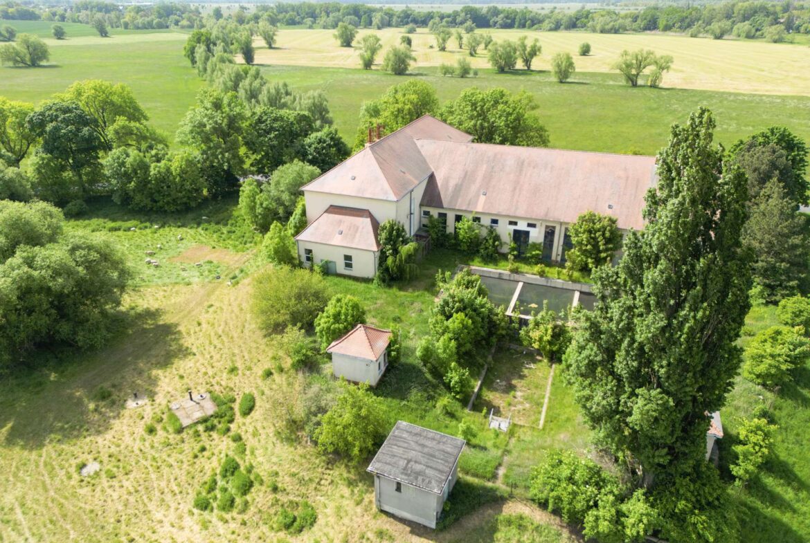 Draufsicht auf die Anlage