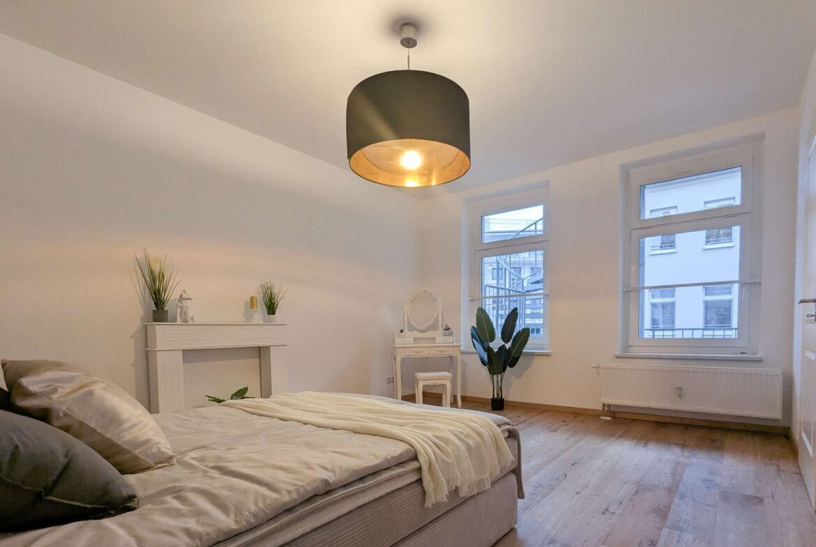Viel Licht im Schlafzimmer - Referenzbild