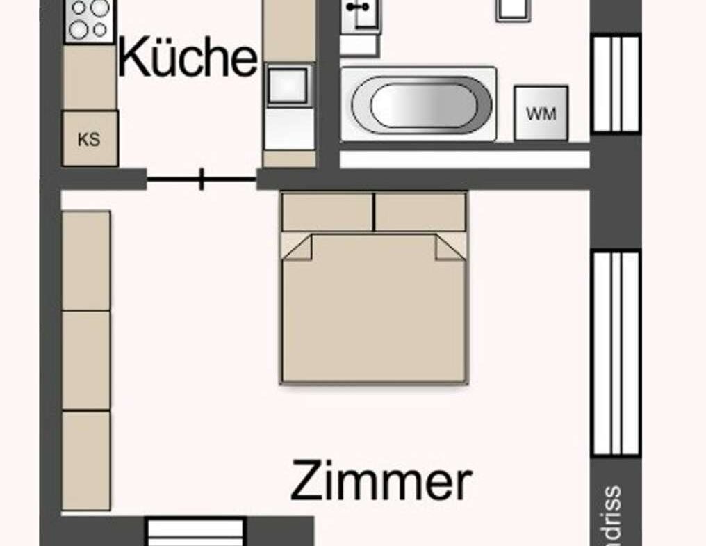 Wohnung 5 - 41 m²