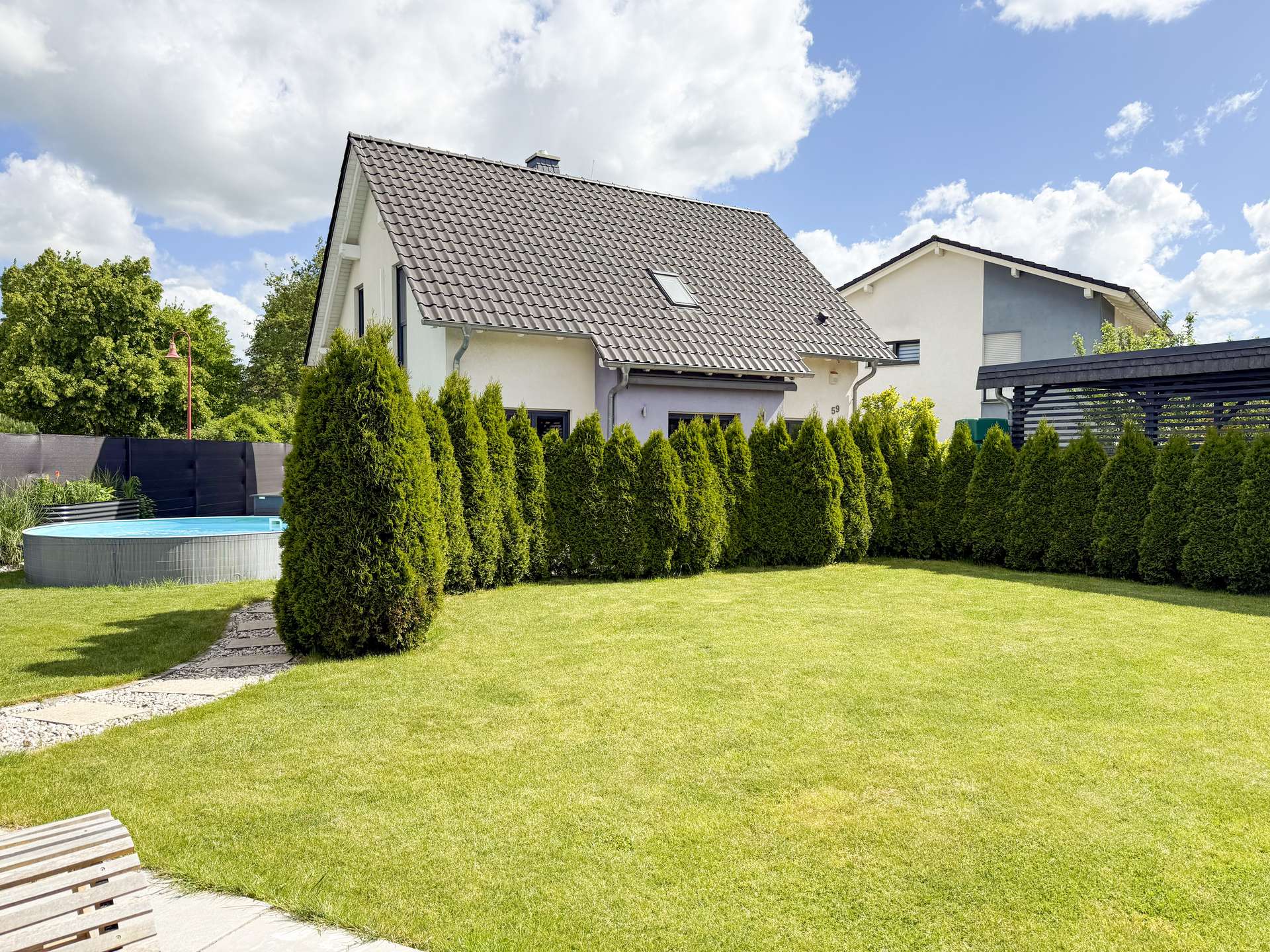 Gartenfläche