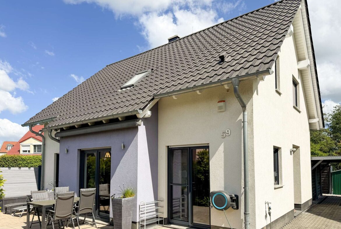 Blick auf das Haus