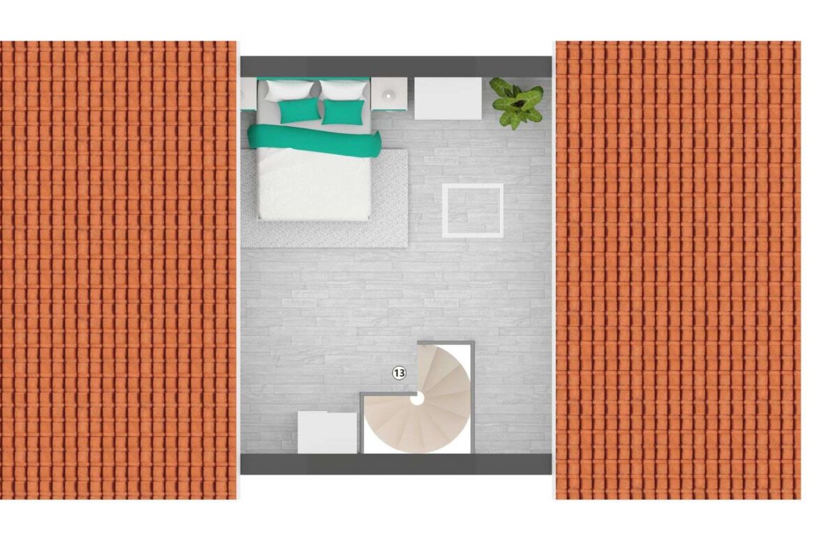 Grundriss WE13 DG