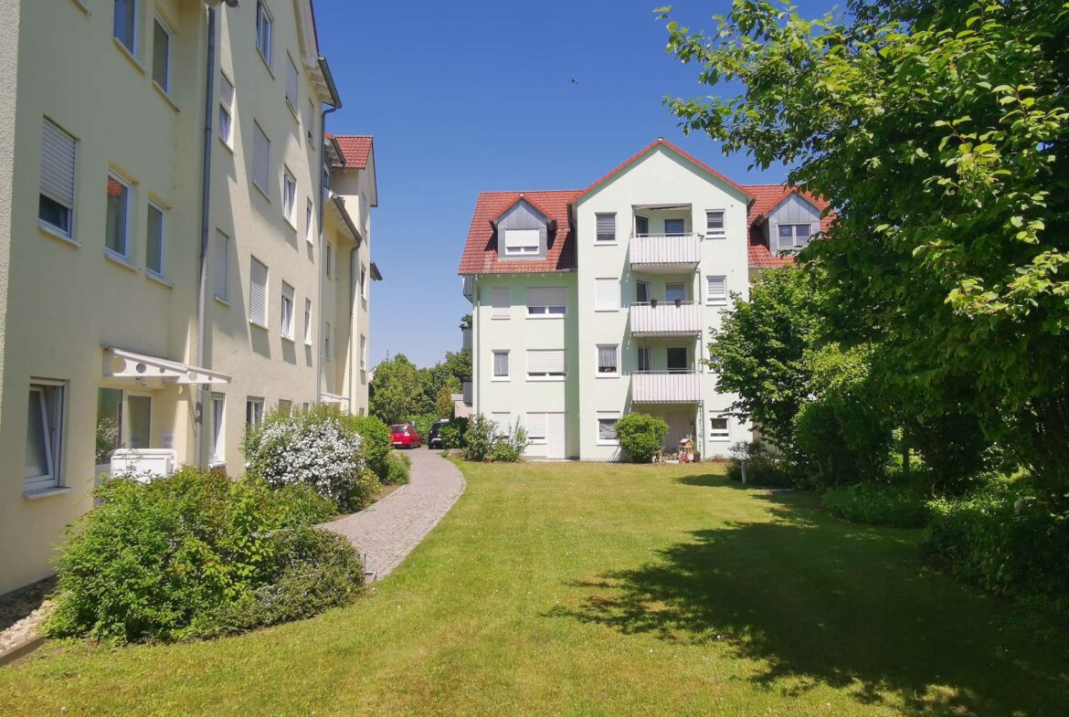 Begrünter Innenhof