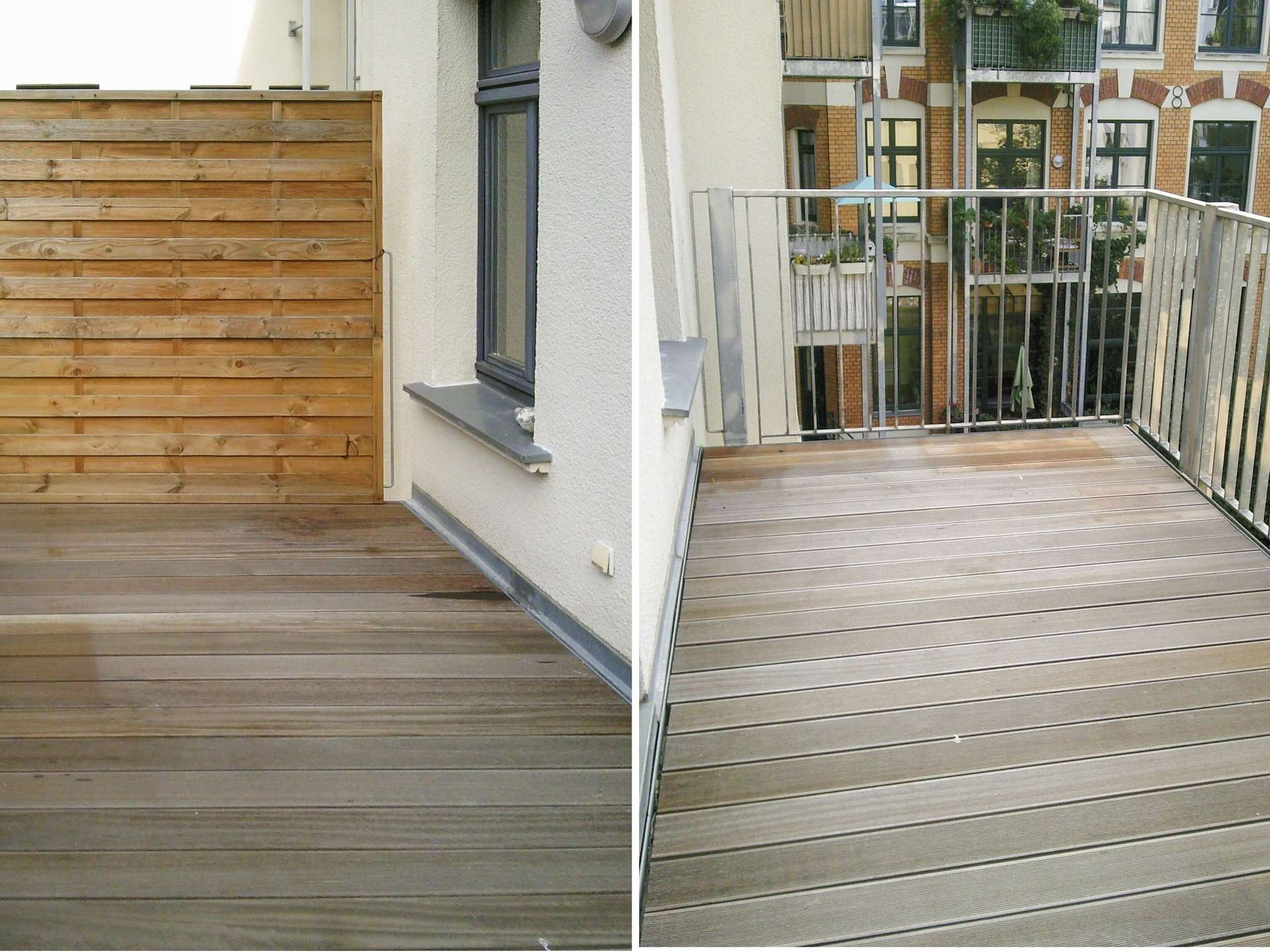 Großer Balkon in West-Ausrichtung - Vor Vermietung