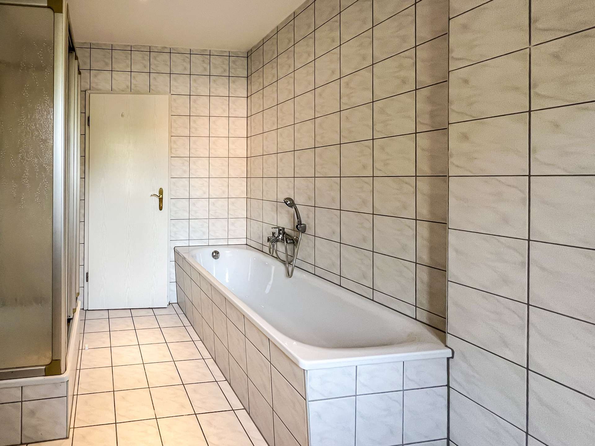 Rückansicht Badezimmer