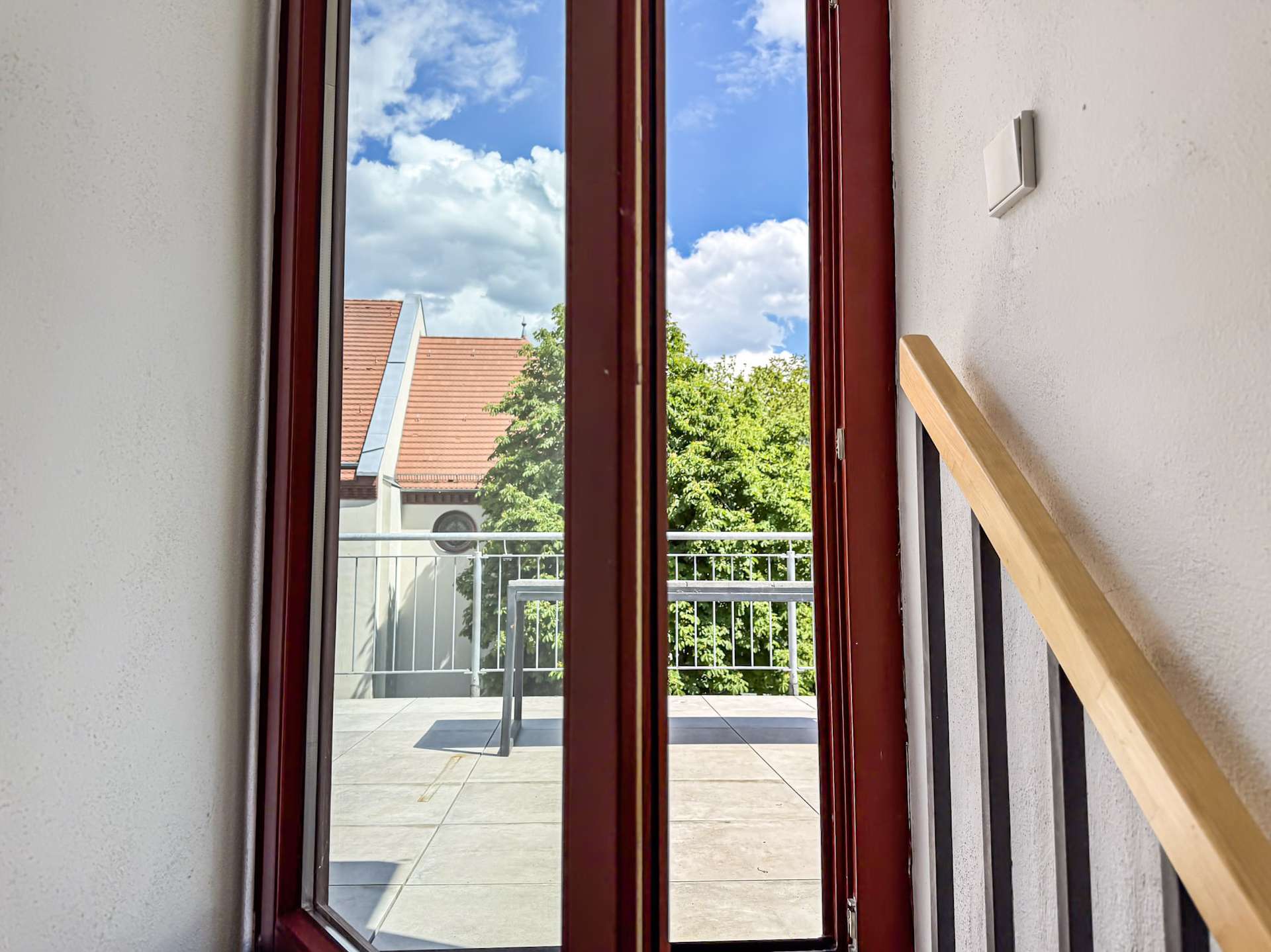 Zugang zur Terrasse