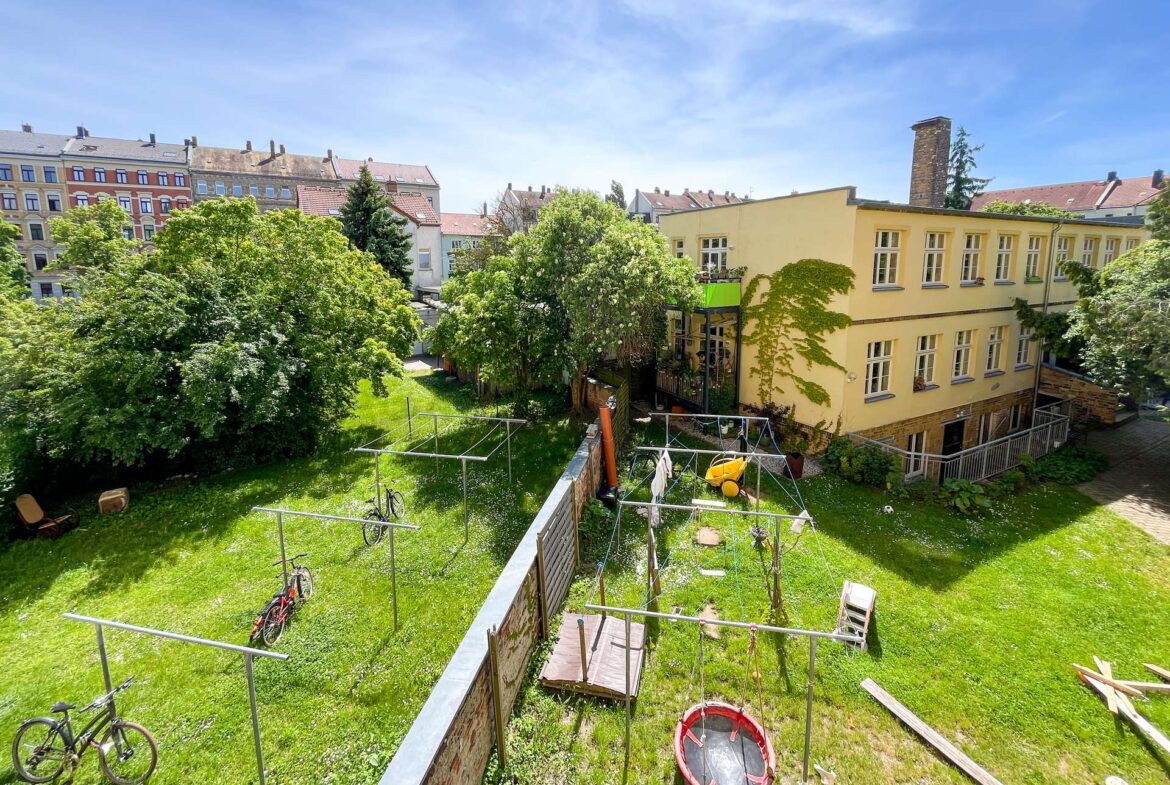 Blick vom Balkon