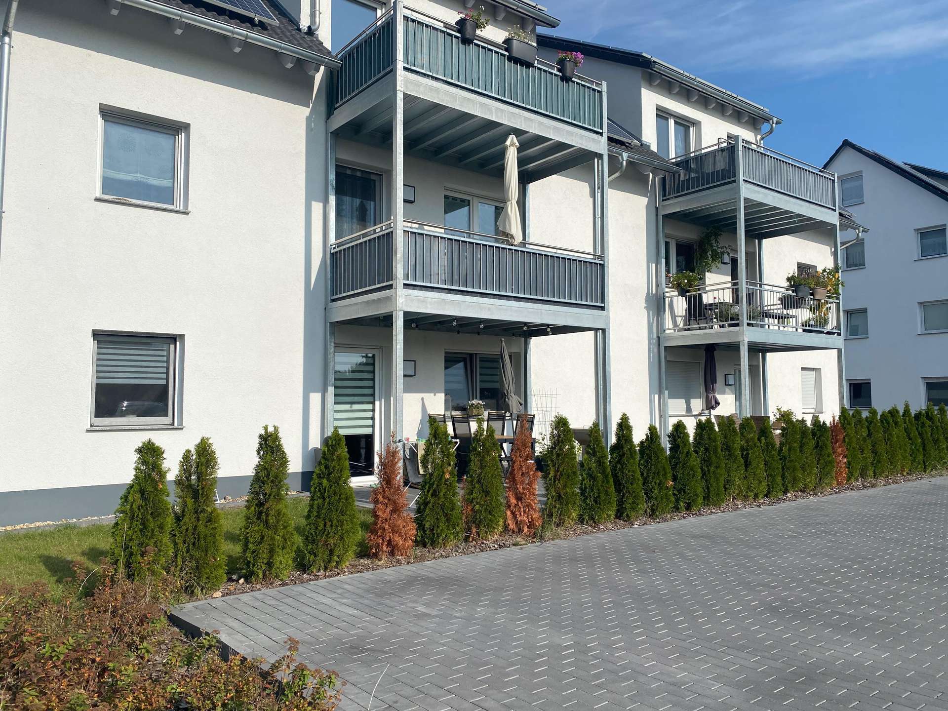 Musterhaus Hinteransicht