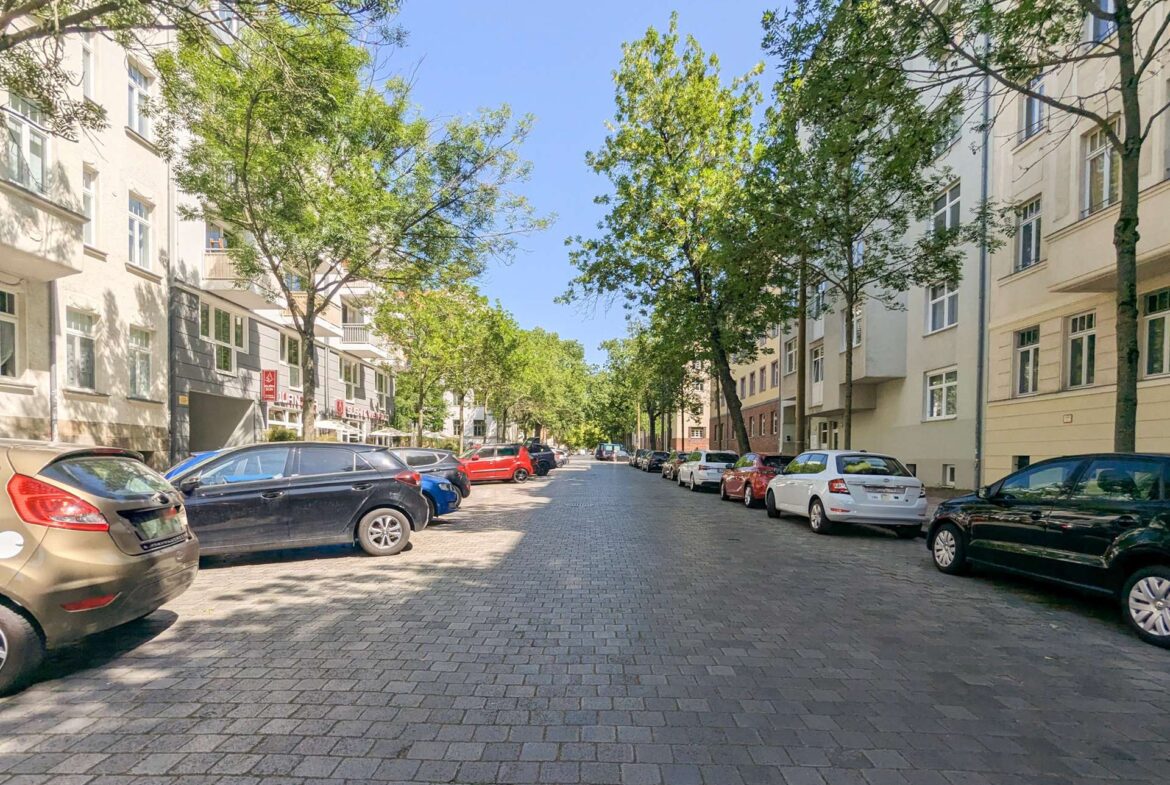 Blick in die Straße