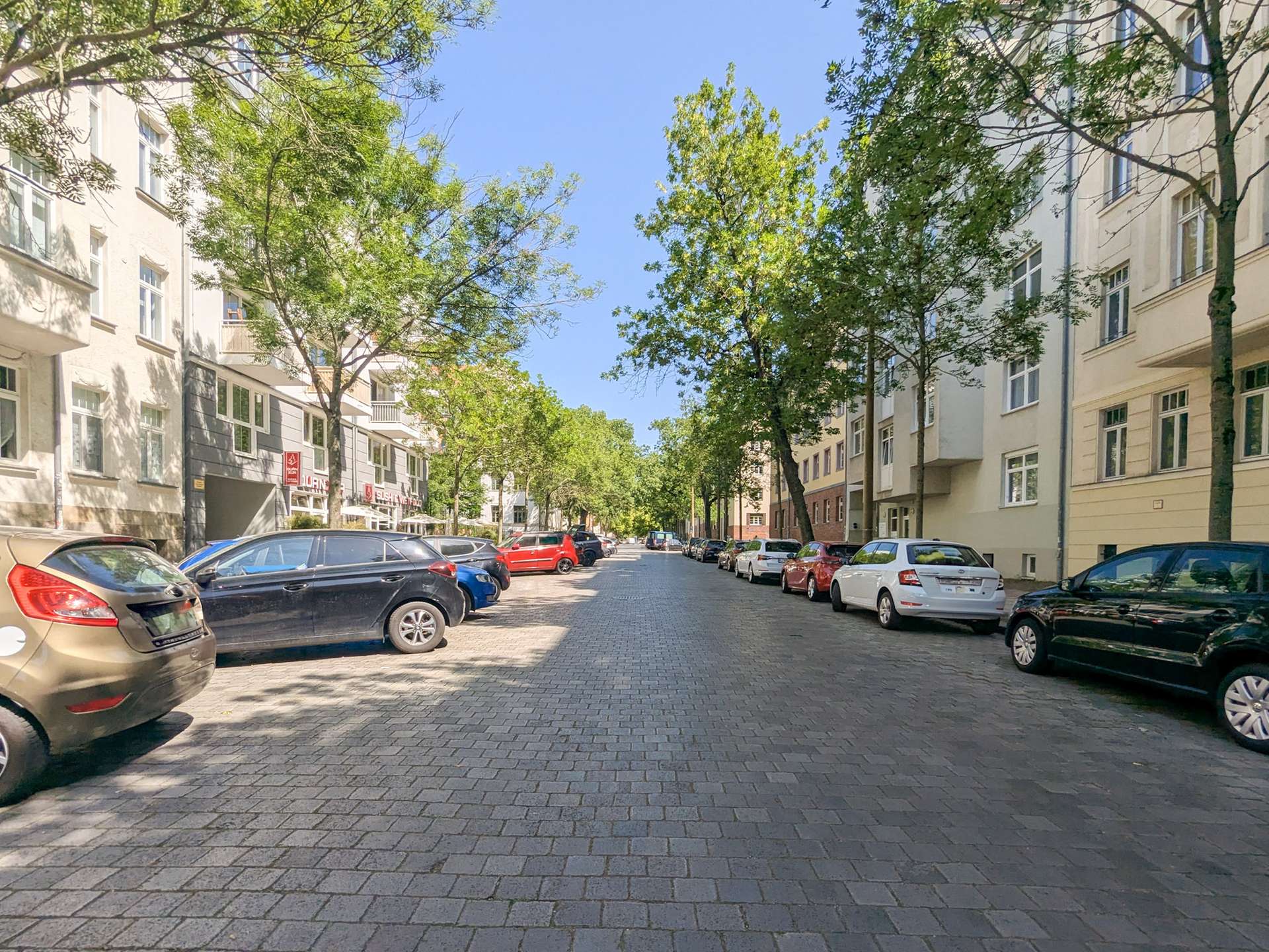 Blick in die Straße