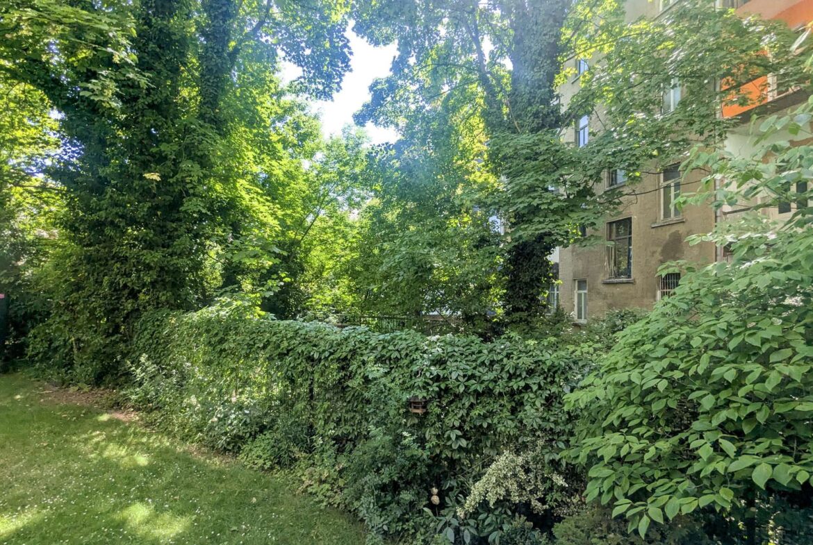 Blick vom Balkon