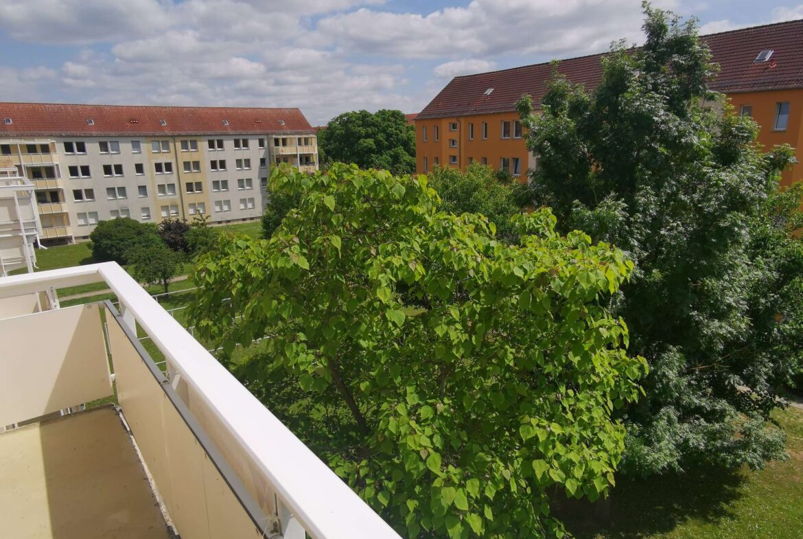 Blick vom Balkon