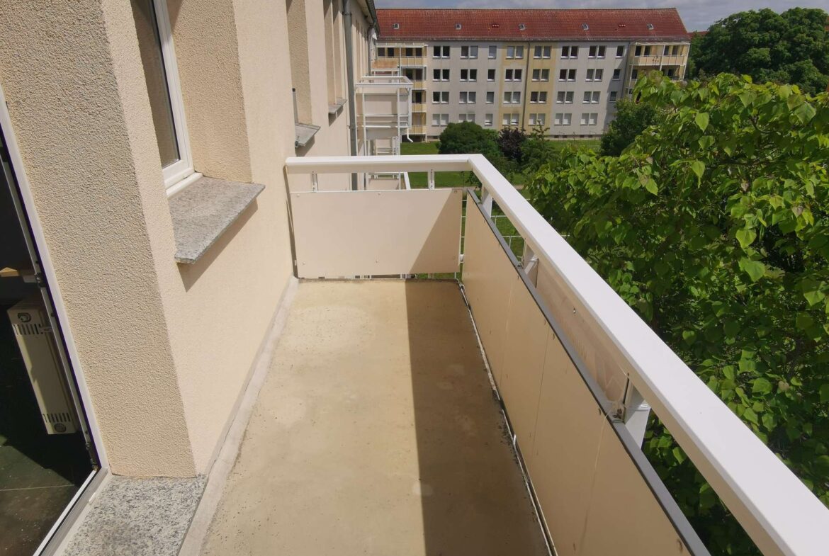 Sonniger Balkon