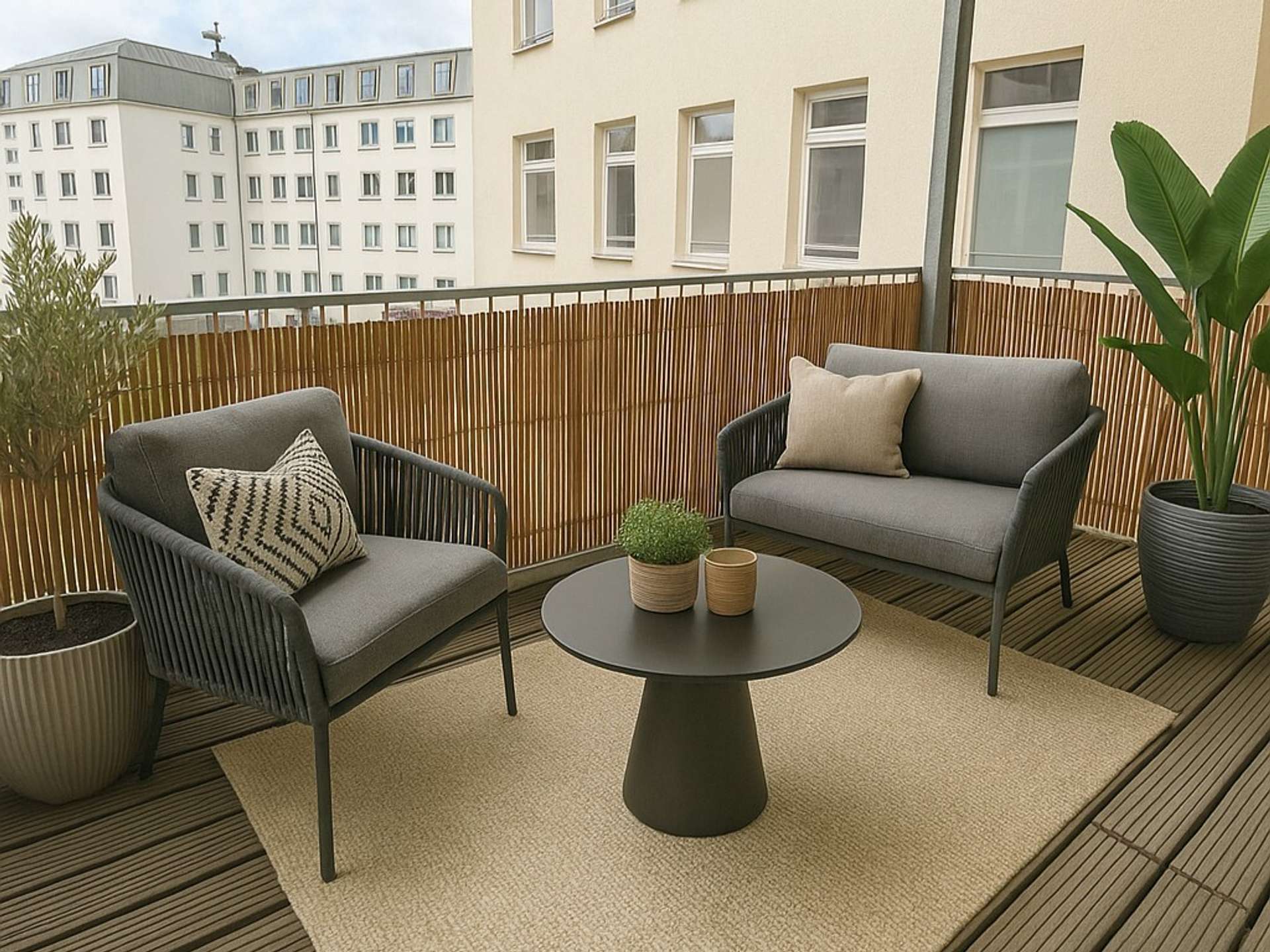 Einrichtungsbeispiel Balkon