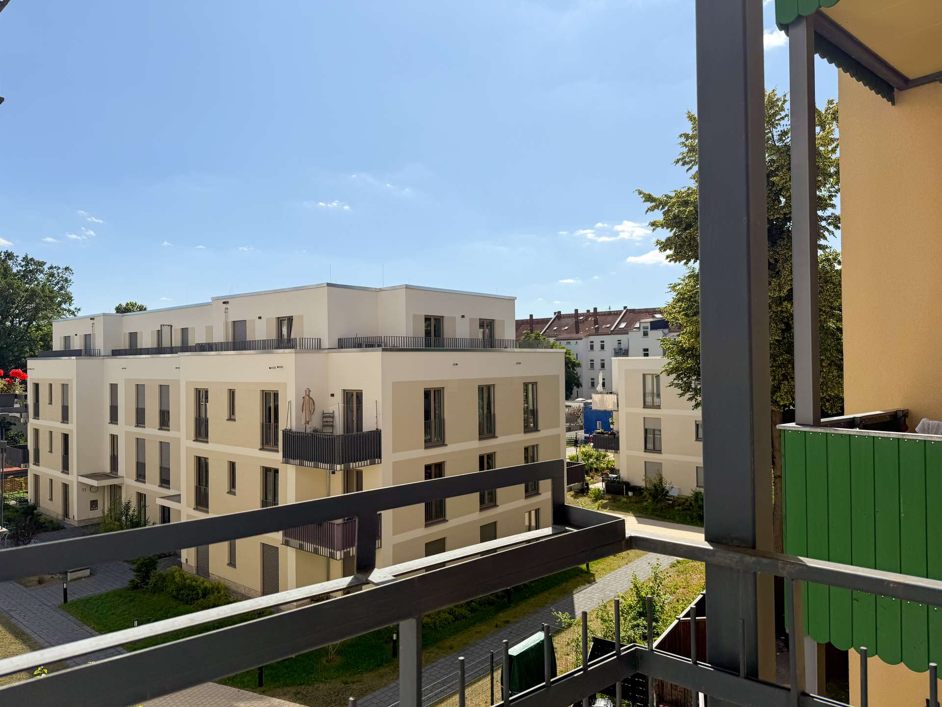 Ausblick Balkon