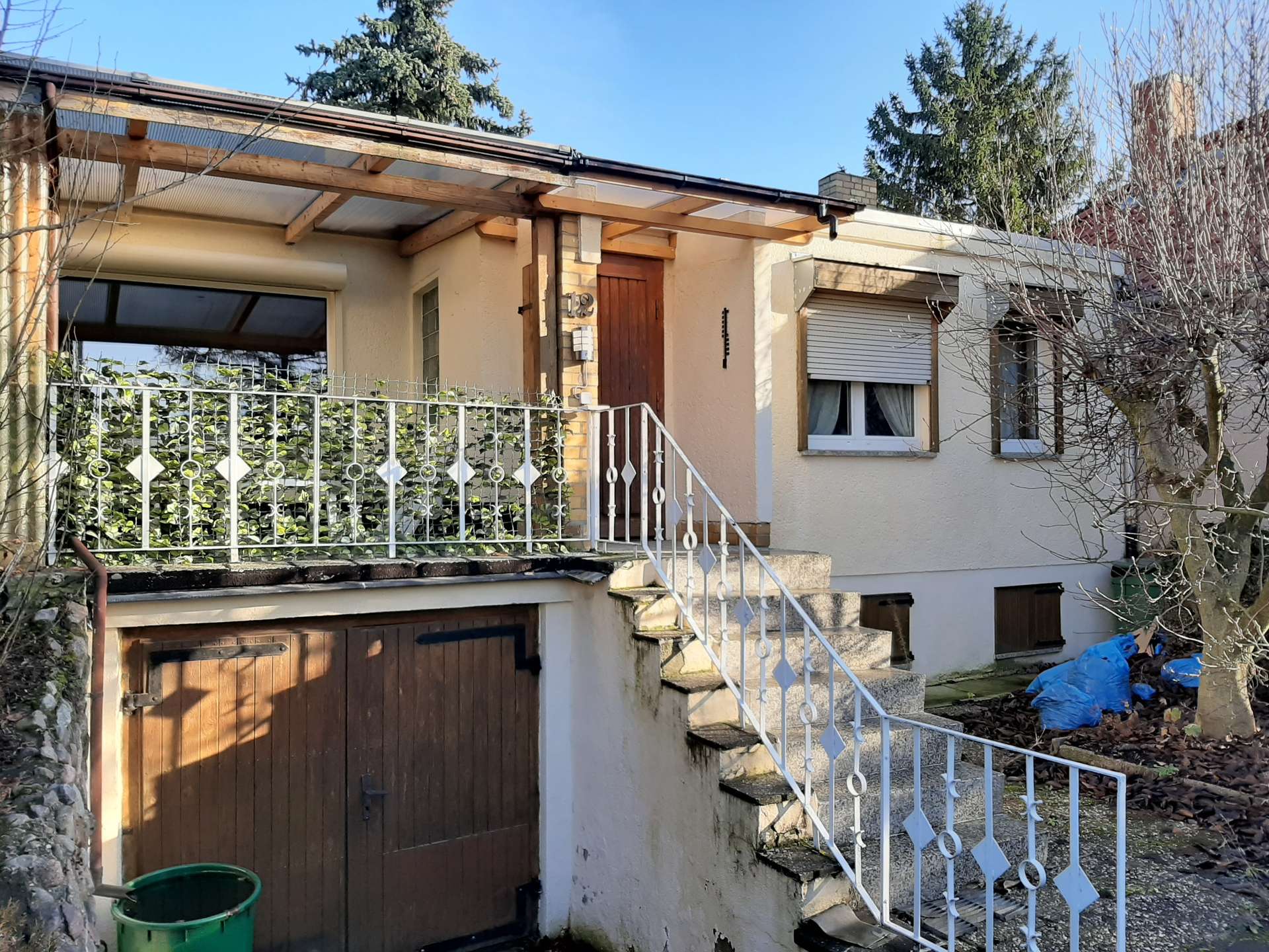 Treppenaufgang zum Haus 