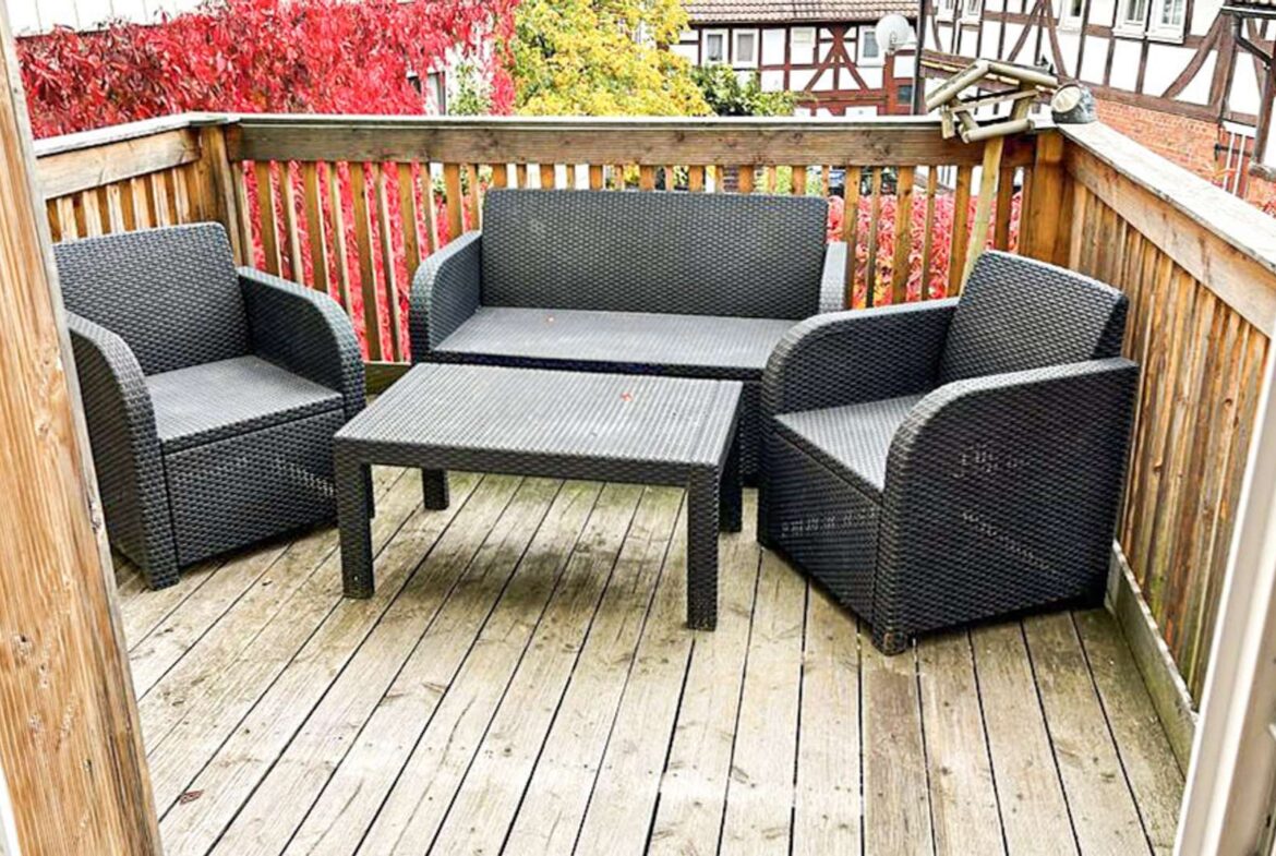 geräumiger Balkon