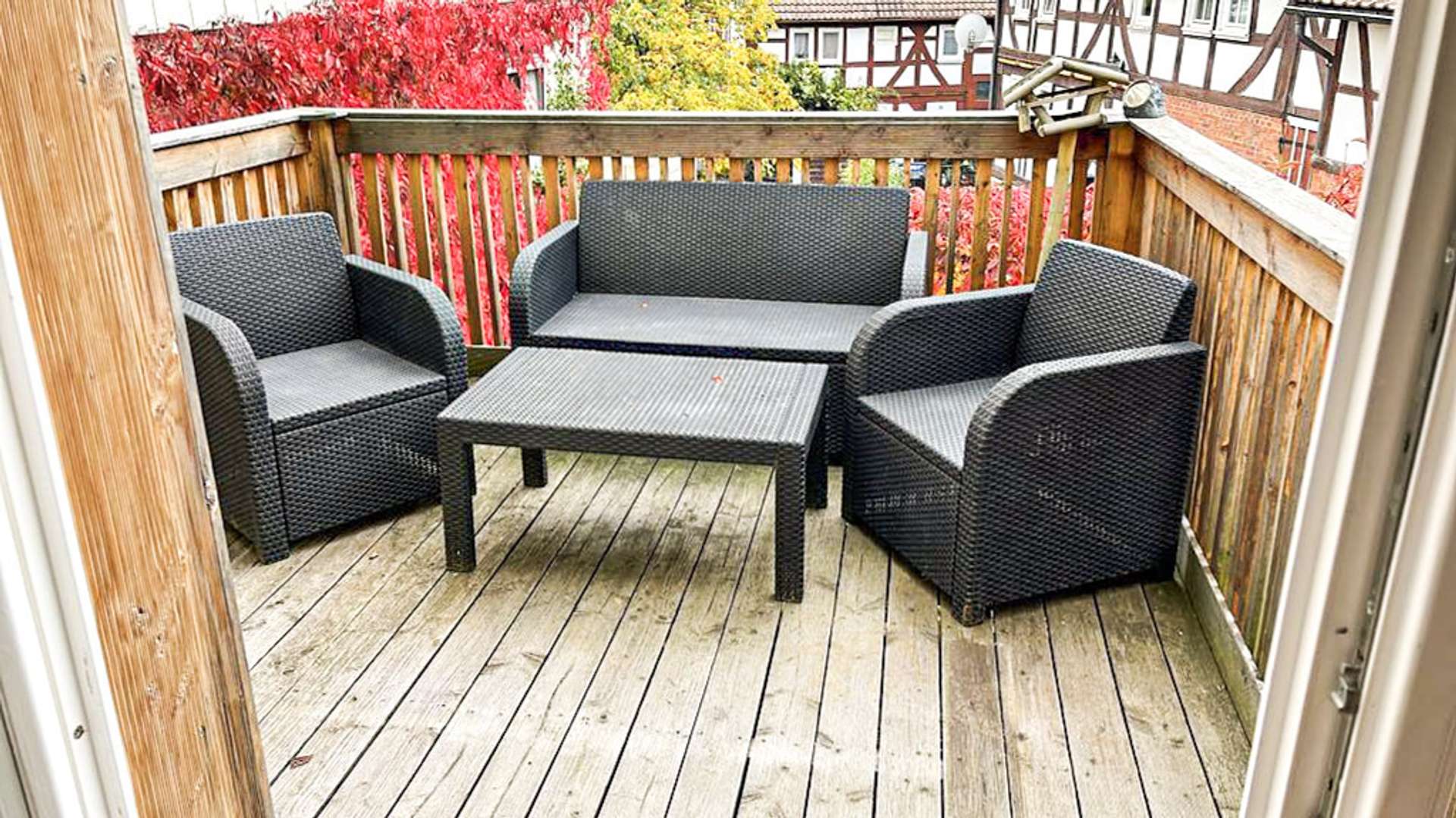 geräumiger Balkon