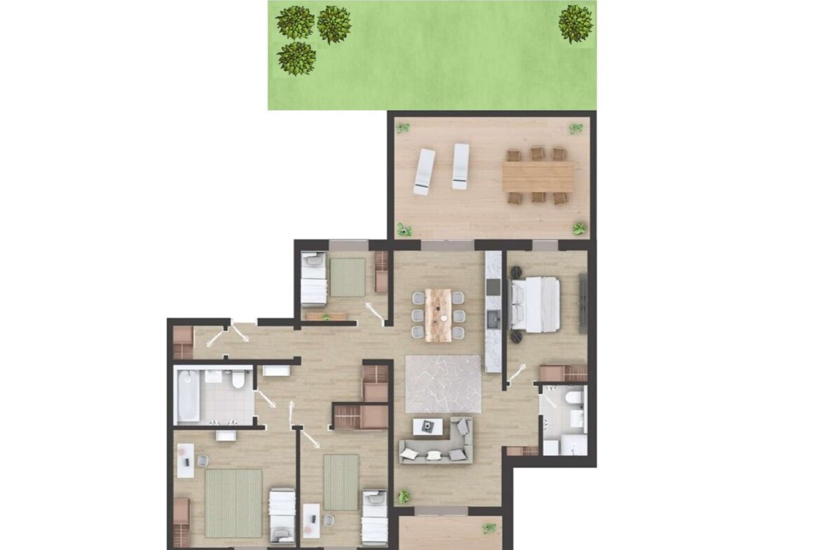 Grundriss - ca.146 m² Wfl.