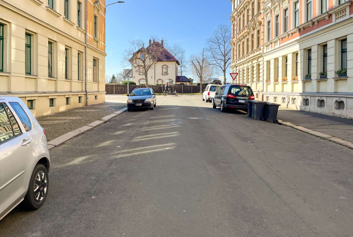 Blick zur Straße