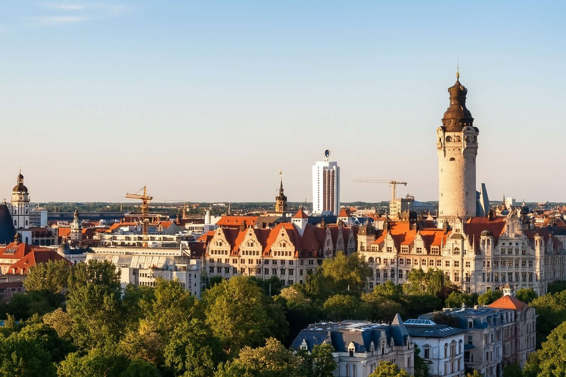 Skyline von Leipzig
