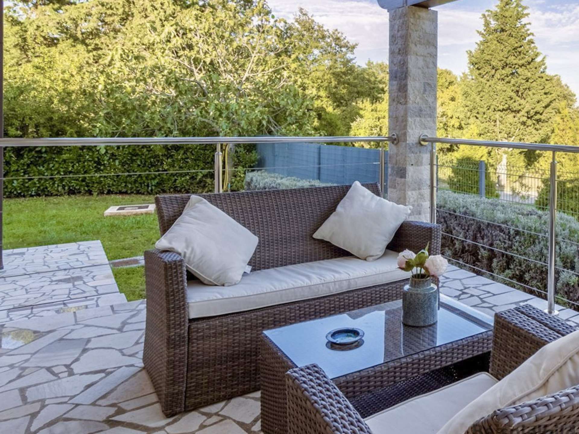 Schöne Terrasse - unverbindliche Visualisierung