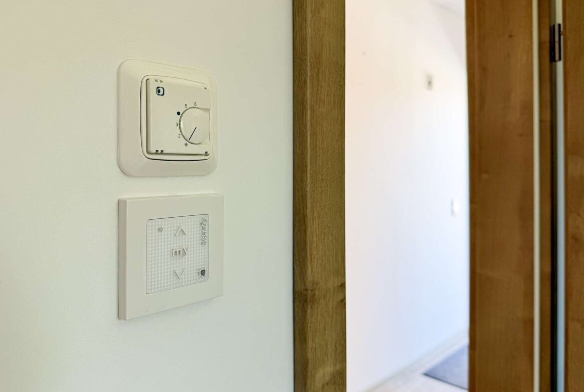 Fußbodenheizung und elektrische Rolläden