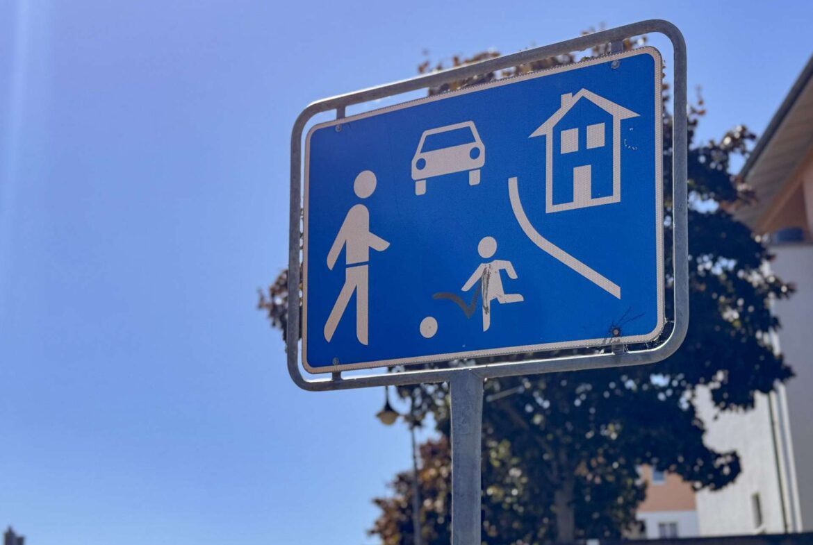 Verkehrsberuhigt