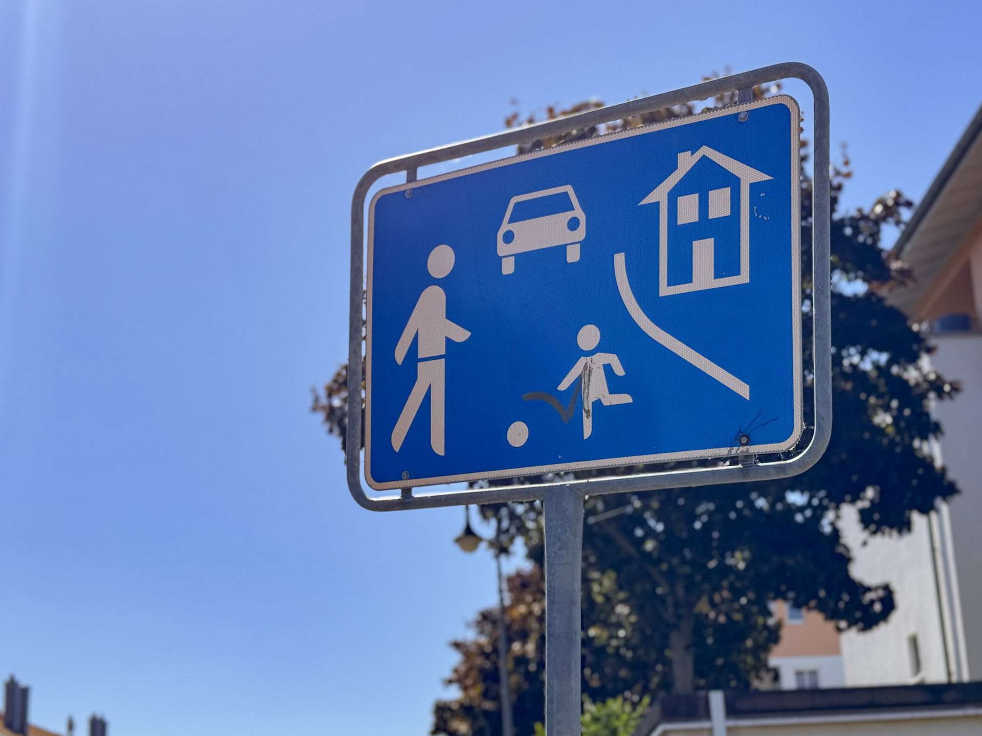 Verkehrsberuhigt