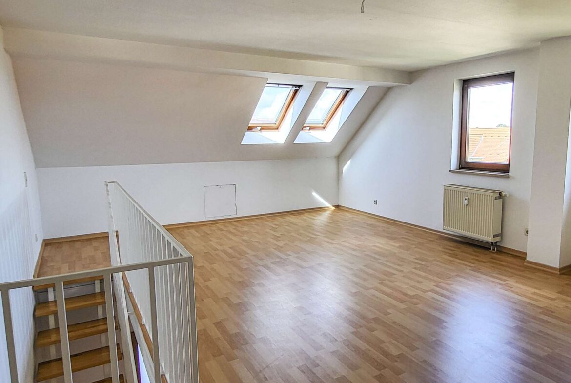 Obergeschoss mit vielen Fenstern