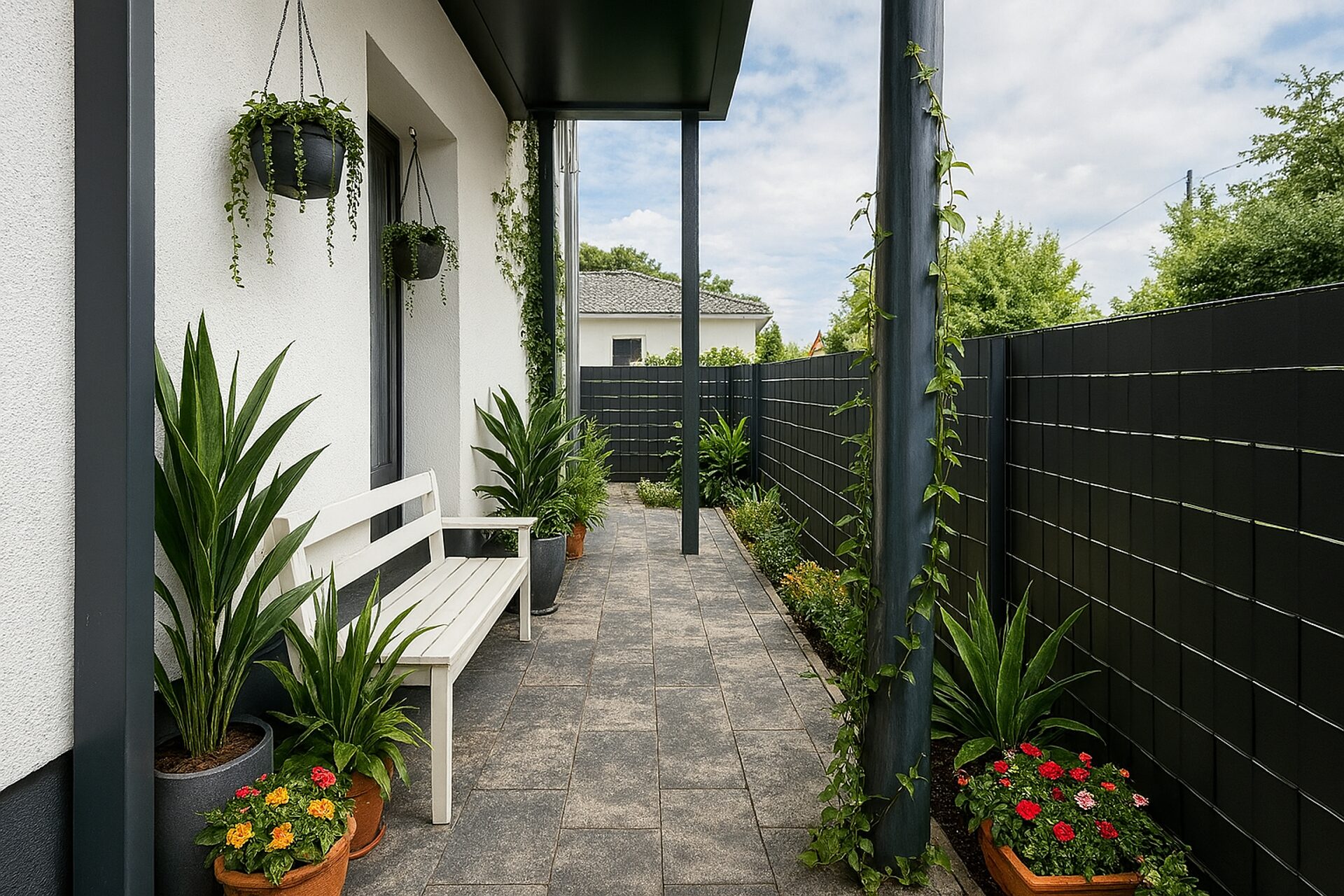 geräumige Terrasse
