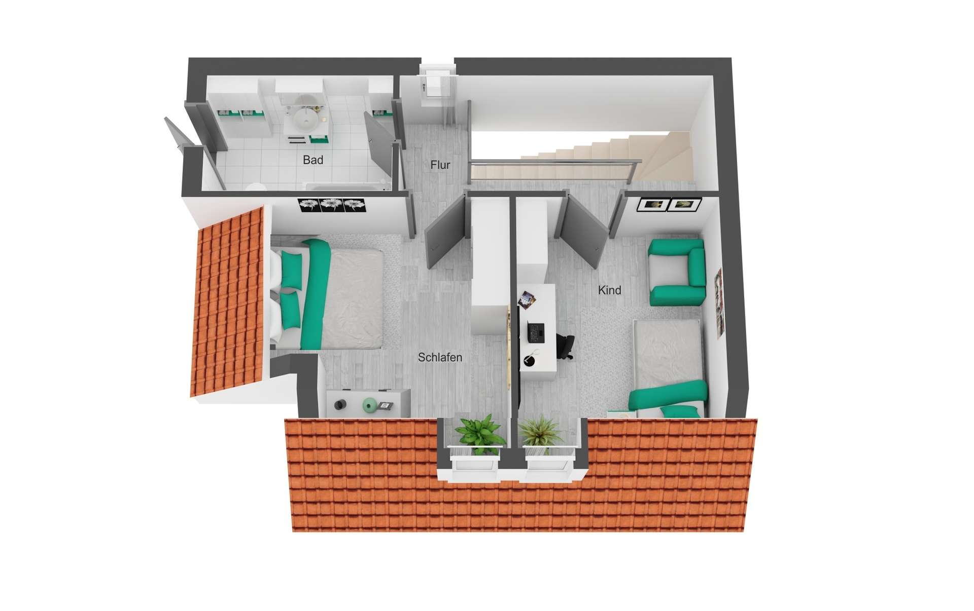 Grundriss - 2. Ebene