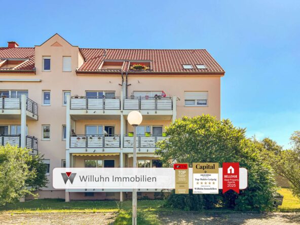 Blick auf die Balkonanlage