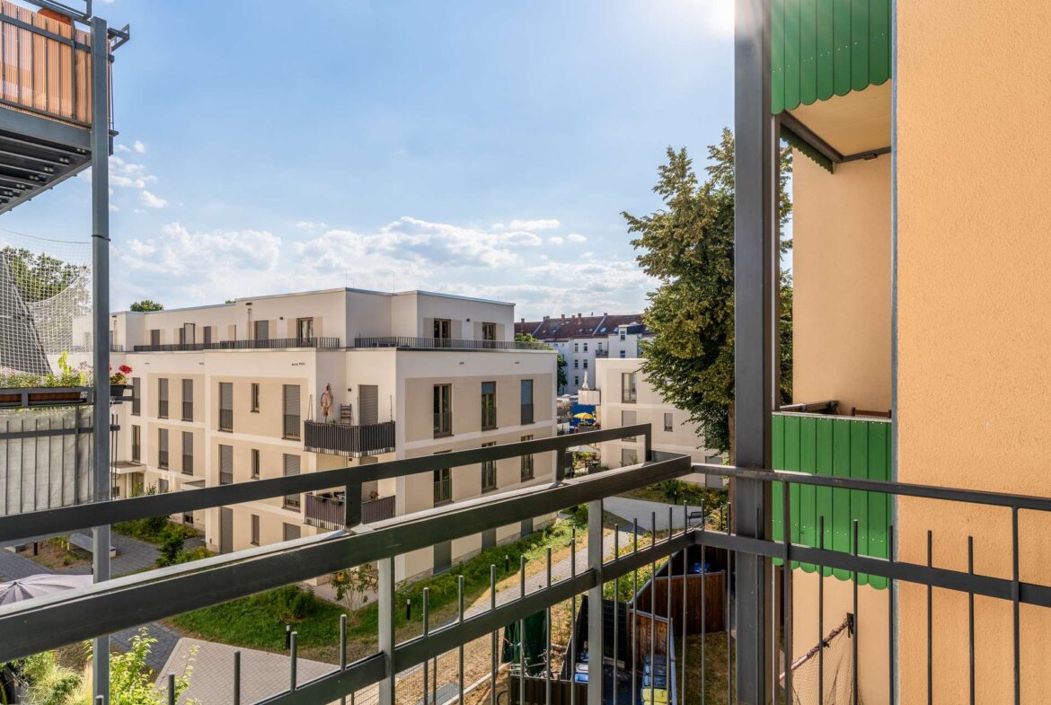 sonniger Balkon