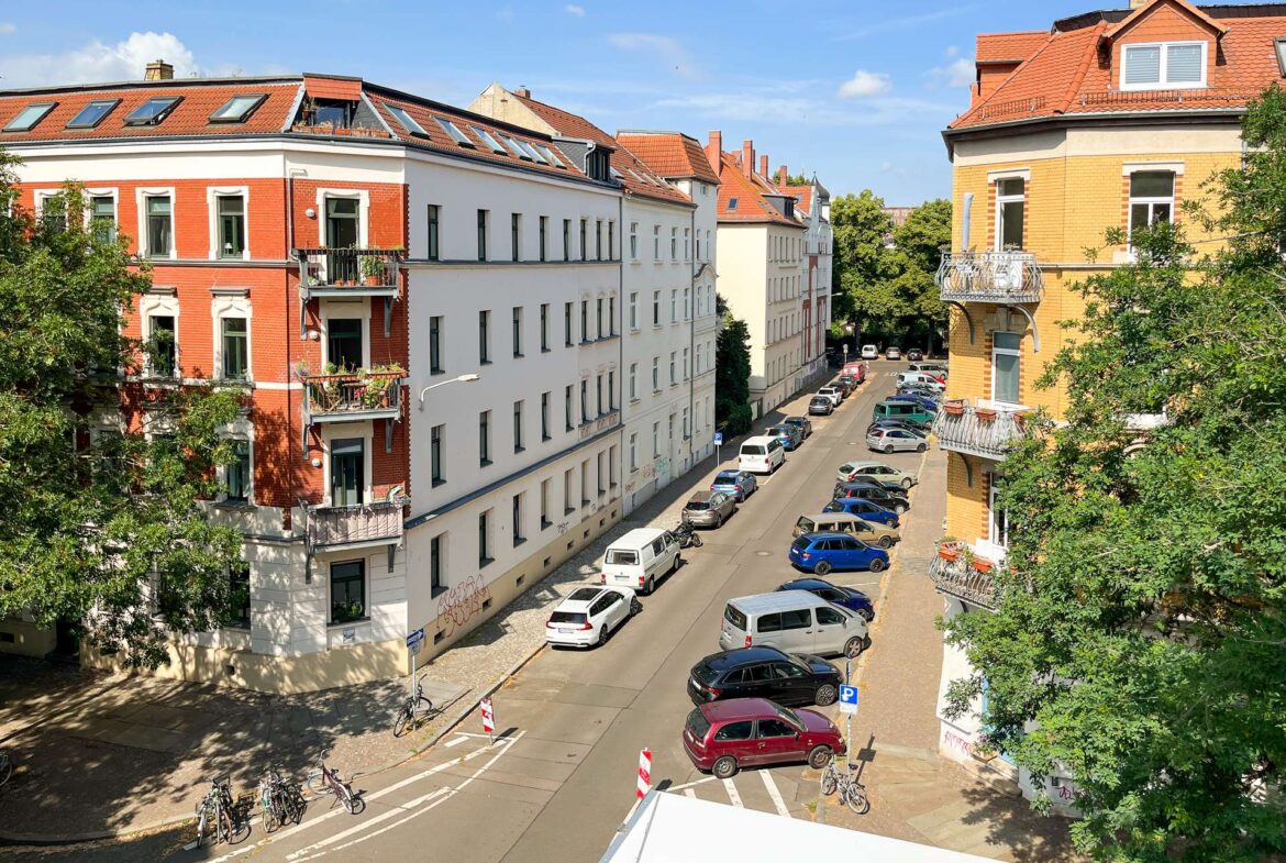 Blick vom Wohnzimmer
