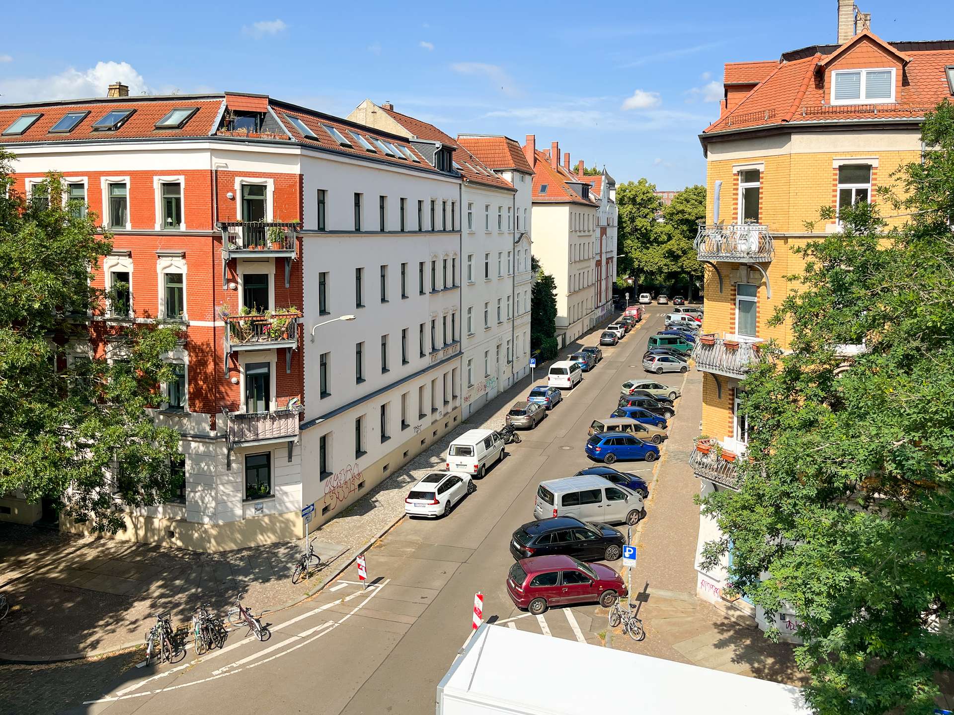 Blick vom Wohnzimmer