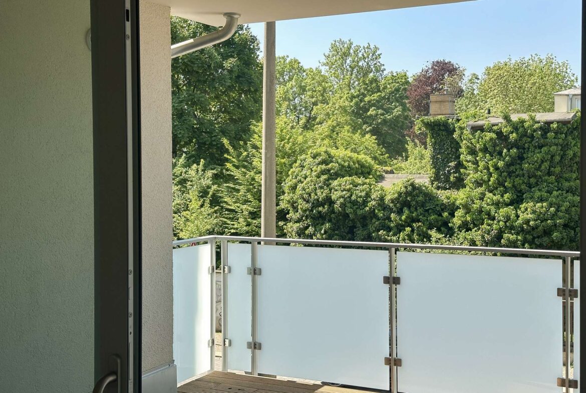 Loggia in Süd-West-Ausrichtung