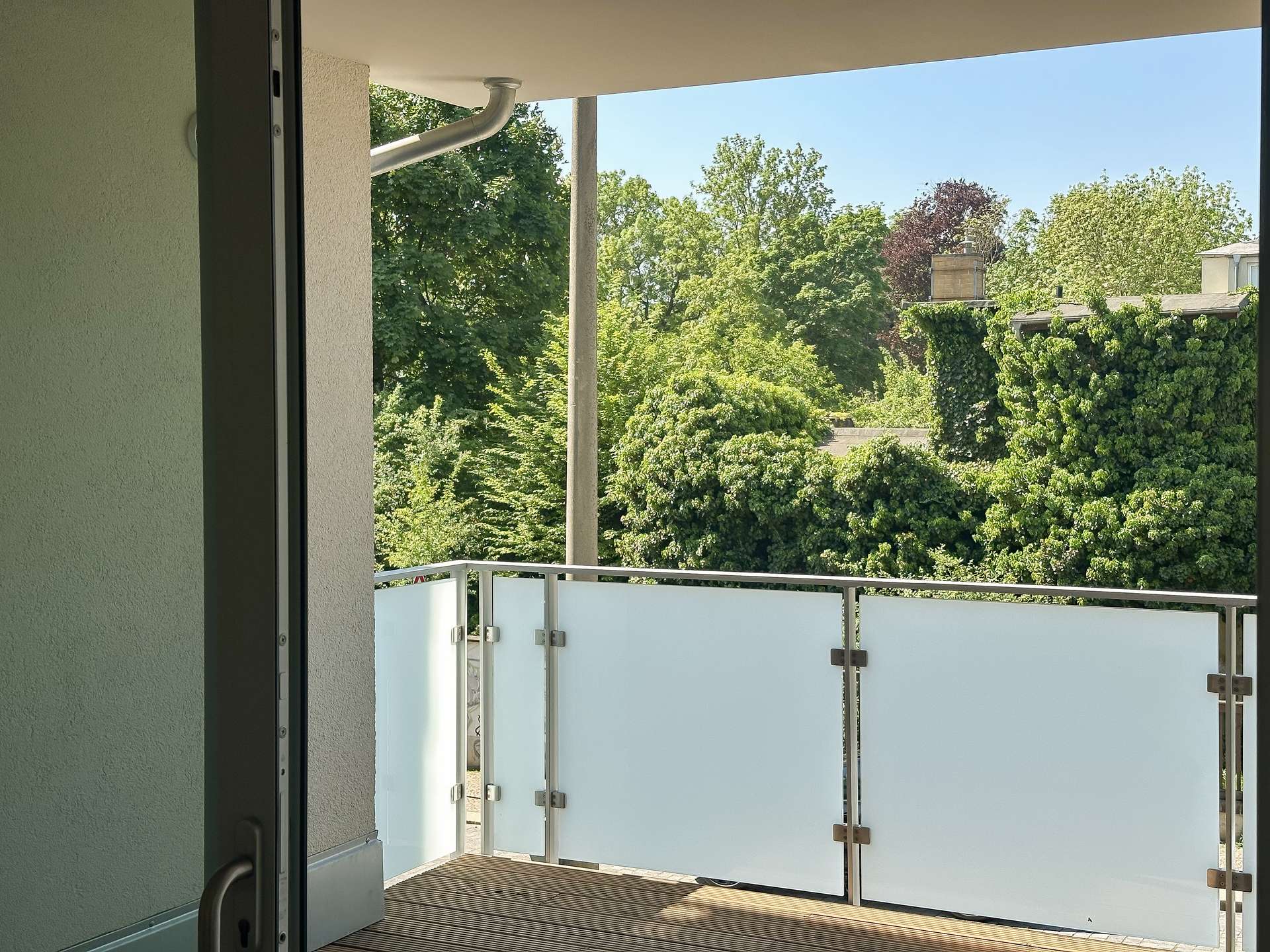 Loggia in Süd-West-Ausrichtung
