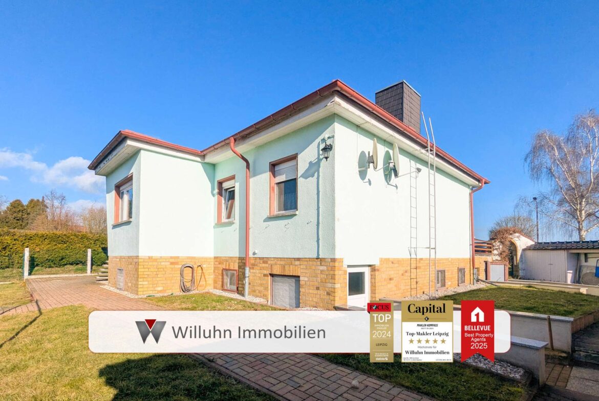 Rückansicht mit Weg
