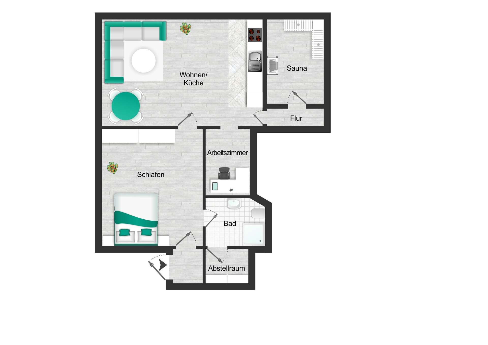 Grundriss WE01